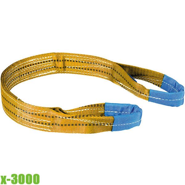 Cáp cẩu vải 3 tấn, 1-6 mét, hệ số an toàn 7:1 FERVI x-3000