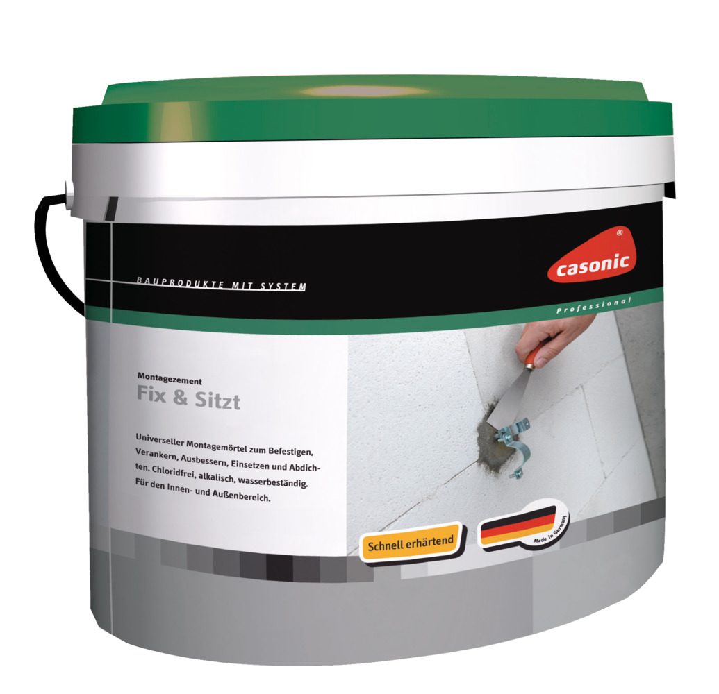 Xi măng lắp ráp MZ, 1 trong xô nhựa, 7 kg