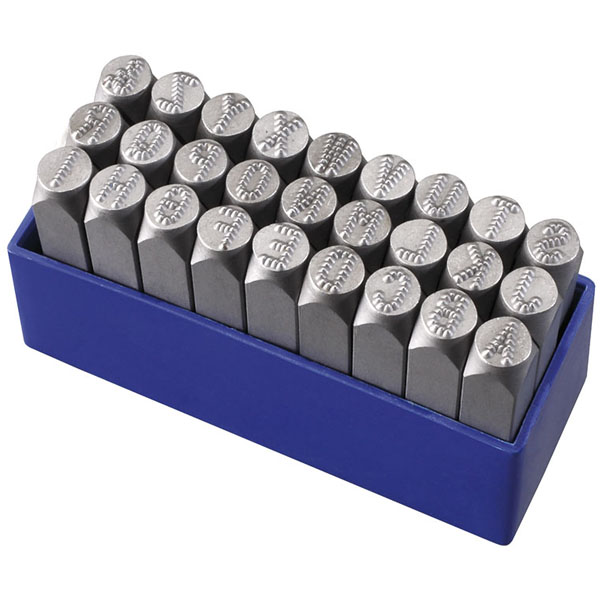 Bộ đục chữ chấm bi P012LP, 27 ký tự độ cứng 58-60HRC - FERVI P012LP