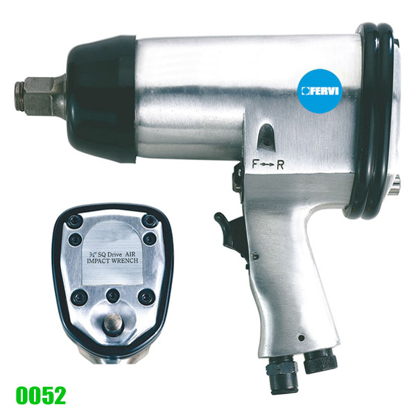 Súng vặn ốc 0052, bằng khí nén, đầu vuông 3/4 inch. Fervi Italy