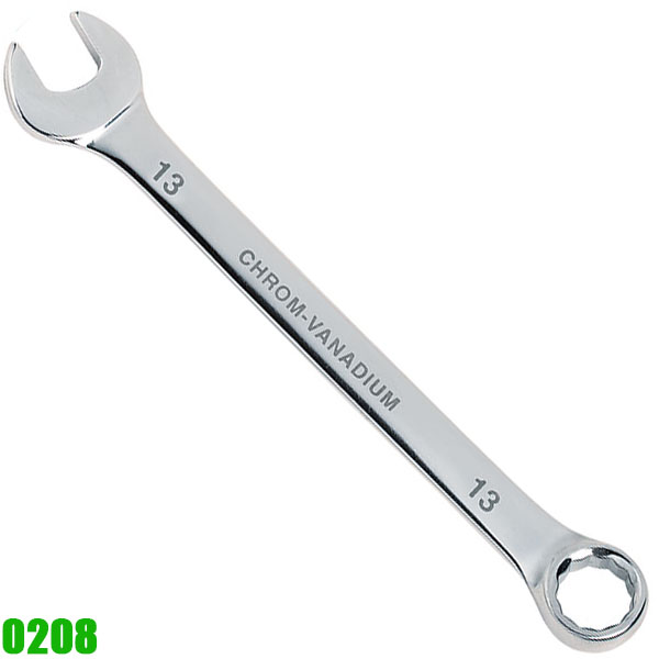 Cờ lê vòng miệng FERVI 0208-, chuẩn DIN 3113 size 6-50mm