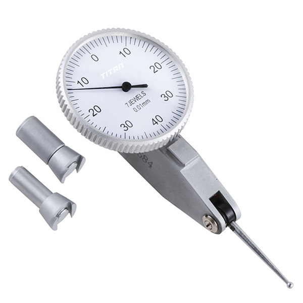 Đồng hồ so chân què FERVI T006, thang đo 0.8mm, chính xác 0.011mm