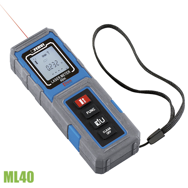 Máy đo khoảng cách LM40, bằng laser tới 40m - FERVI Italia