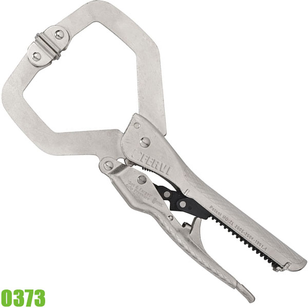 Kìm kẹp chữ C FERVI 0373-, ngàm 65-95mm, khóa tự động. Cr-V