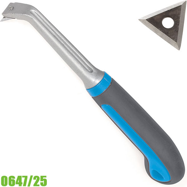 Cây sủi sơn lưỡi tam giác 0647/25, dài 25mm, Fervi Italia