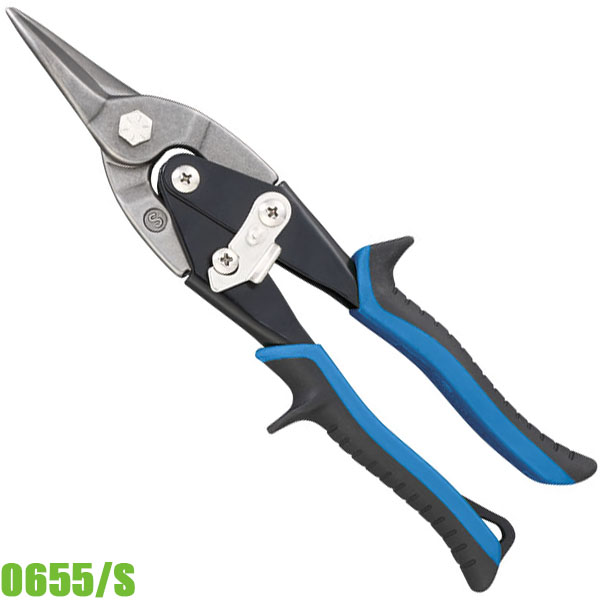 Kéo cắt tôn, tấm kim loại 0655/S, dài 245 mm. FERVI Italia