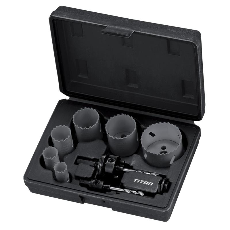 Bộ cưa khoet lỗ FERVI 0278/008S dùng cho thợ đường ống