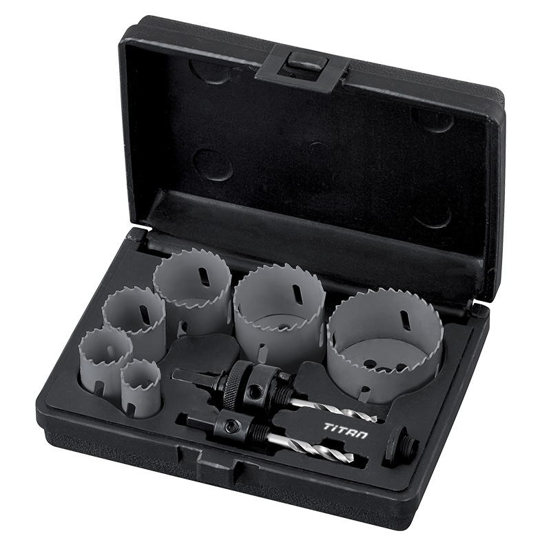 Bộ cưa lỗ FERVI 0278/002S chuyên dùng cho thợ điện, nhập từ Ý.