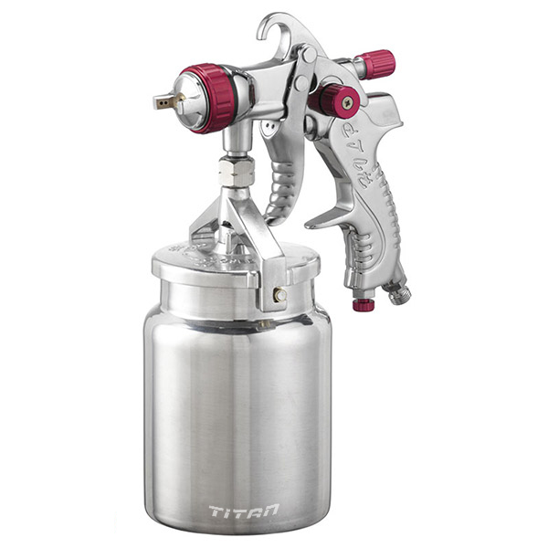 Súng phun sơn FERVI A601DS, dung tích 1000ml.