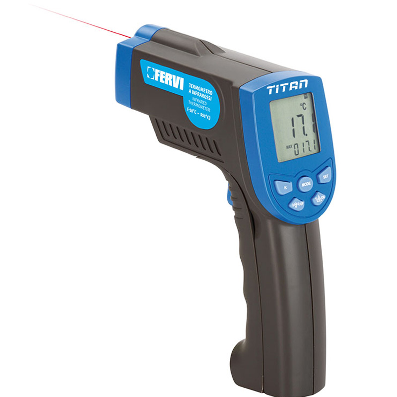 Máy đo nhiệt độ FERVI T068, phạm vi -30°C đến 550°C