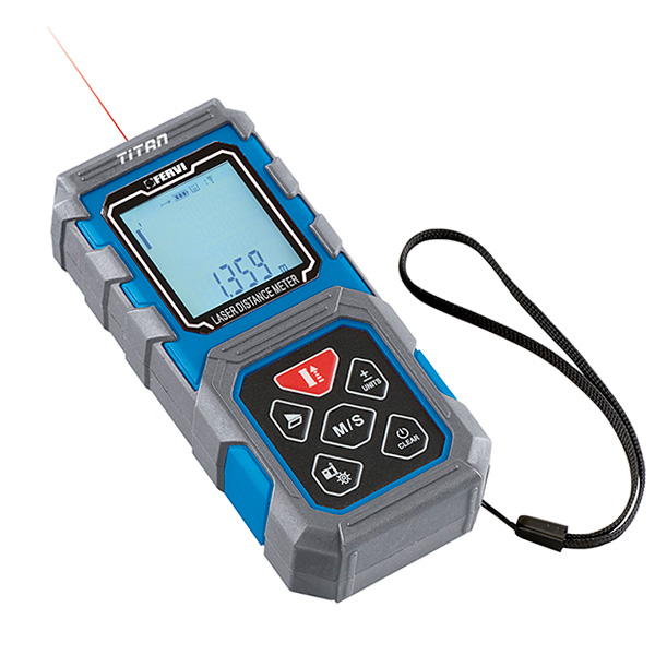 Máy đo khoảng cách laser FERVI ML80A, thang đo 80m, IP 54