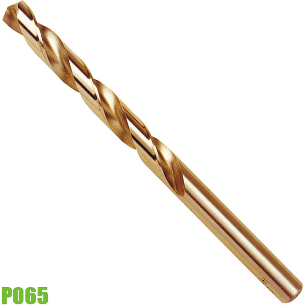 Mũi khoan thép chuôi trụ P065, đường kính khoan ø1mm - 13mm, DIN 338