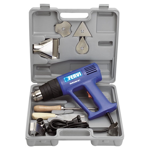 Bộ súng khò nhiệt FERVI 0694, hơi nóng 300 °C - 600 °C
