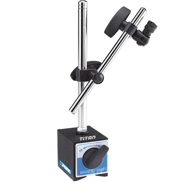 Chế đế từ FERVI S054, đồng hồ so, 600 N, 63 x 50 x 55h mm