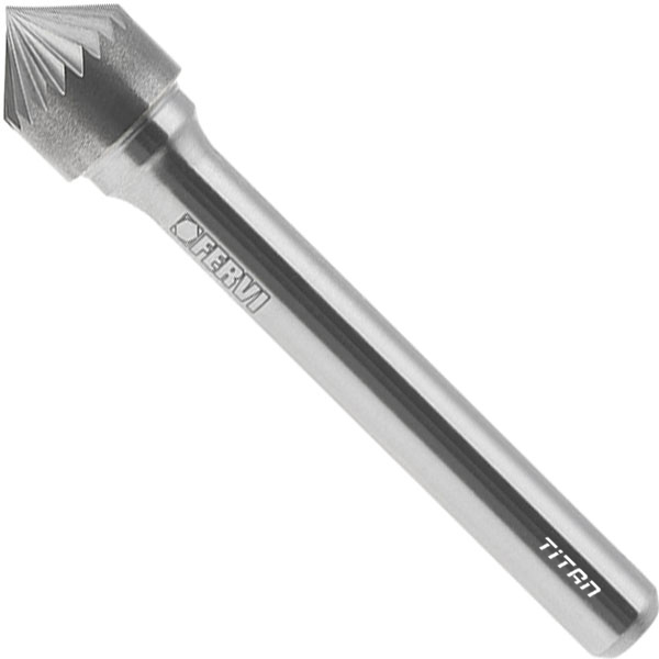 Mũi mài hình nón FERVI KxSC, Ø10-16mm, Tungsten Carbide