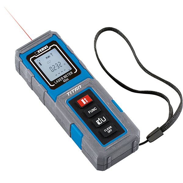 Máy đo khoảng cách bằng laser FERVI ML40, 0.05-40m, chính xác ±2mm