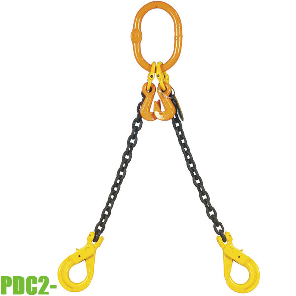 Dây xích cẩu hàng 2 chân PDC2, dài 2-4 mét. Hệ số an toàn 4:1