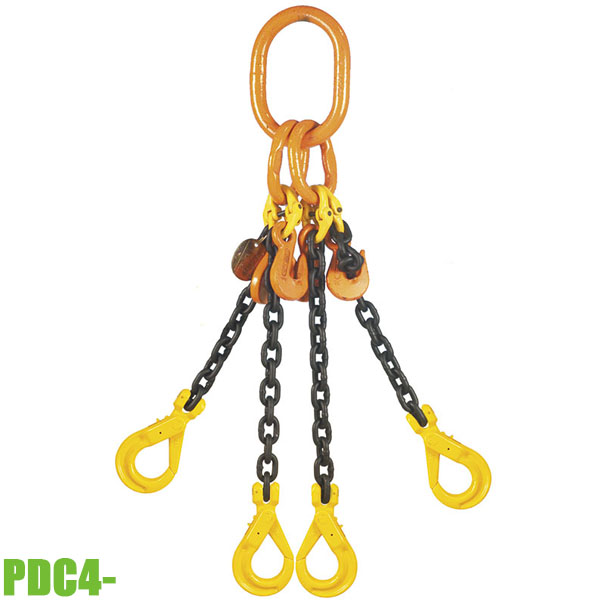 Dây xích cẩu hàng 4 chân PDC4, tải trọng từ 2240kg đến 6700kg