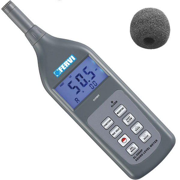 Máy đo cường độ âm thanh FERVI F010, độ ồn 30-130 dB