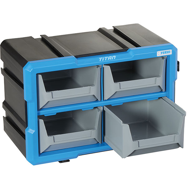 Hộp đựng đồ nghề 4 ngăn FERVI C086/04T, treo tường