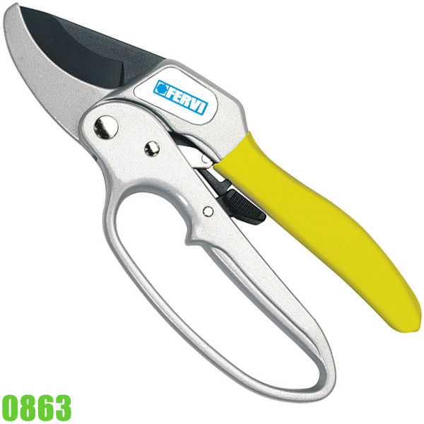 Kéo cắt cành FERVI 0863 trợ lực cán nhôm Ø24 mm