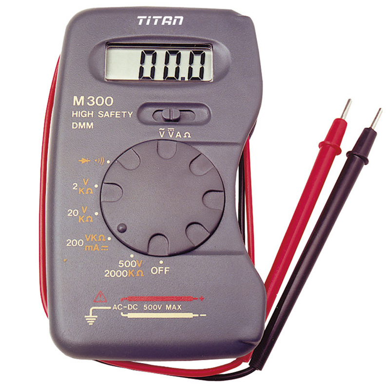 Vạn năng kế bỏ túi FERVI T051, đo điện áp DC/AC, dòng điện, điện trở