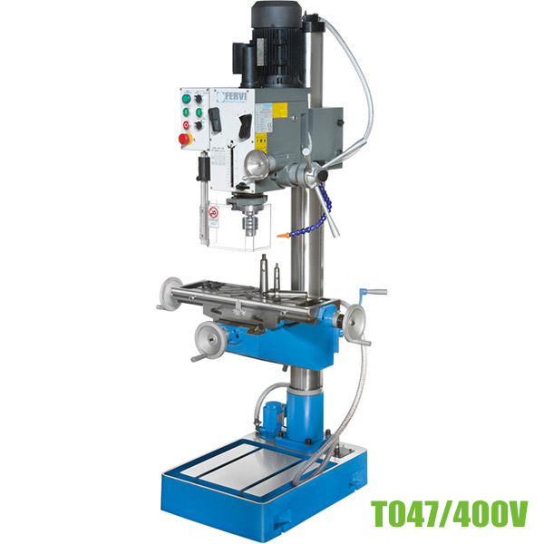 Máy khoan, phay ngón max Ø25mm, trục côn kiểu CM4 Fervi T047/400V