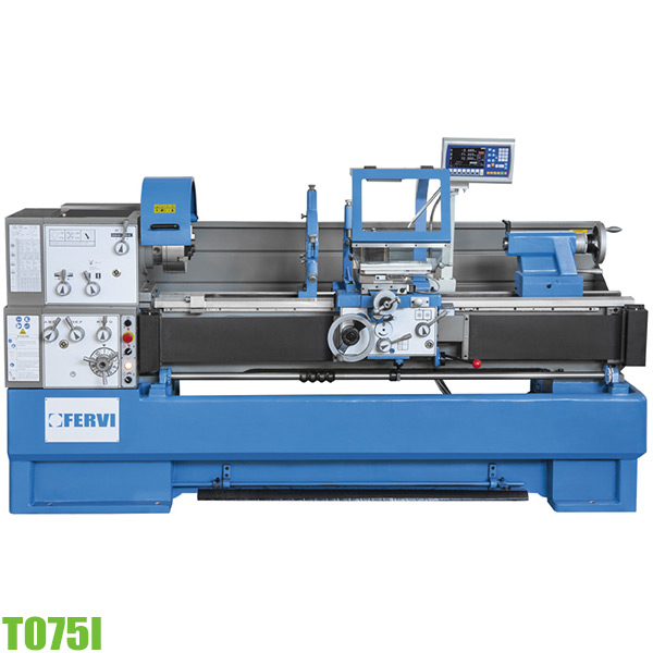 Máy tiện cỡ lớn T075I chiều dài phôi max 1500mm, công suất 5500W
