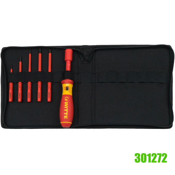 Bộ tua vít 3012 chỉnh lực 1.0-5.0Nm cách điện 1000V Pro WITTE