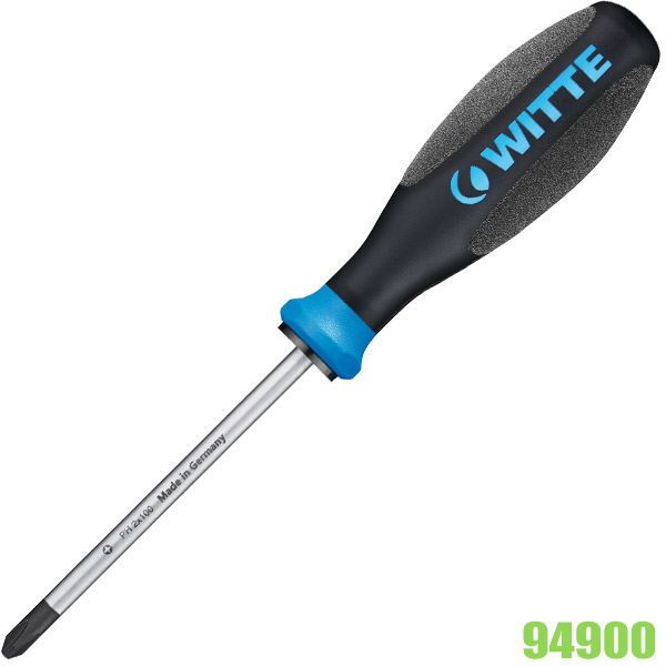 Tua vít bake 94900 cán sợi thủy tinh, tua vít PH chuẩn ISO 8764 WITTE