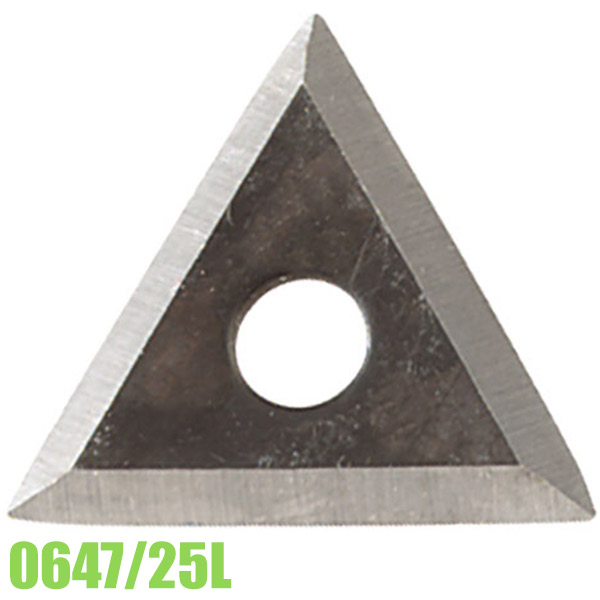 Lưỡi dự phòng hình tam giác 0647/25L, cho dao cạo sơn 0647/25 Fervi