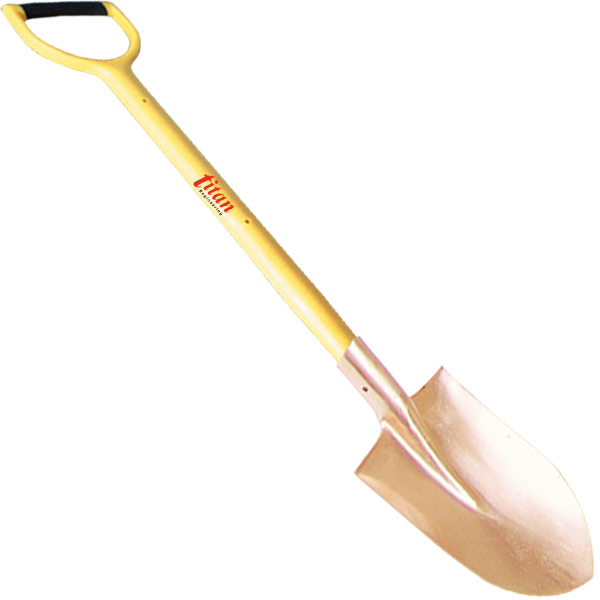 Xẻng cán gỗ T200CB, vật liệu Cu-Be chống cháy nổ