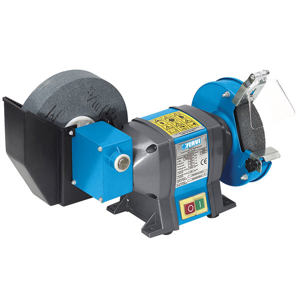 Máy mài 2 đá FERVI 0503, mài ướt, chạy điện