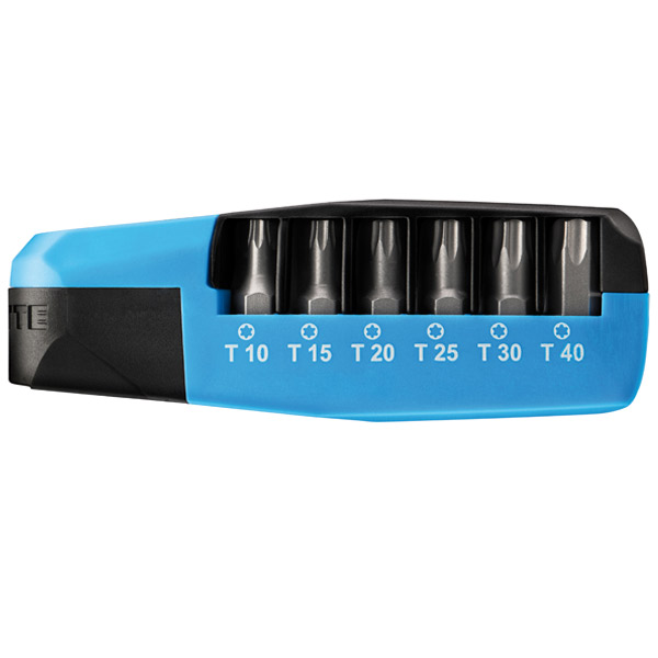 Bộ mũi vít 7 chi tiết đầu sao từ T10-T40, WITTE 25102