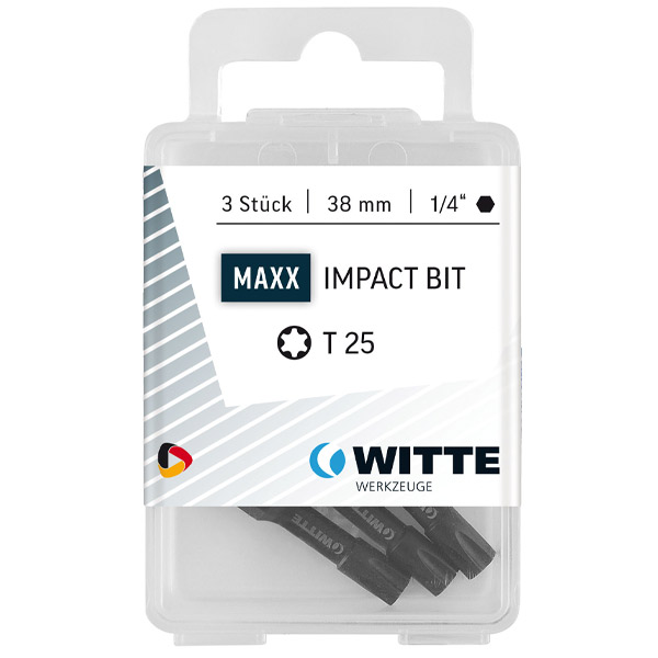 Bộ mũi vít đóng đầu sao gồm 3 cây cùng size trong hộp nhựa