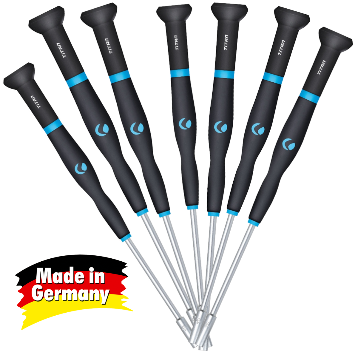 Bộ tua vít tuýp lục giác WITTE 89325, điện tử 07 chi tiết