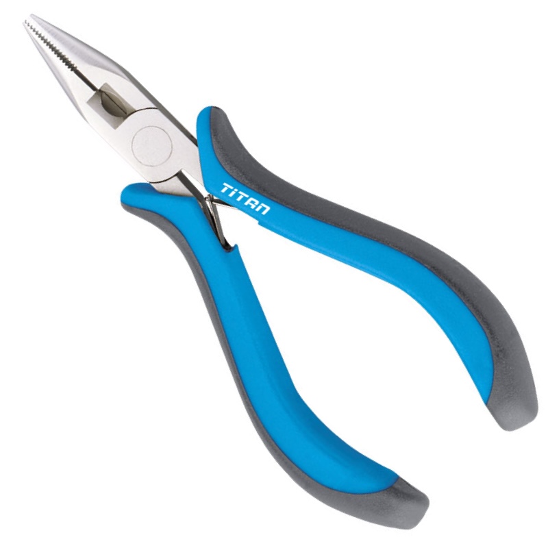 Kìm mỏ nhọn mini FERVI 0020/4, dài 5 icnh, cán bọc nhựa