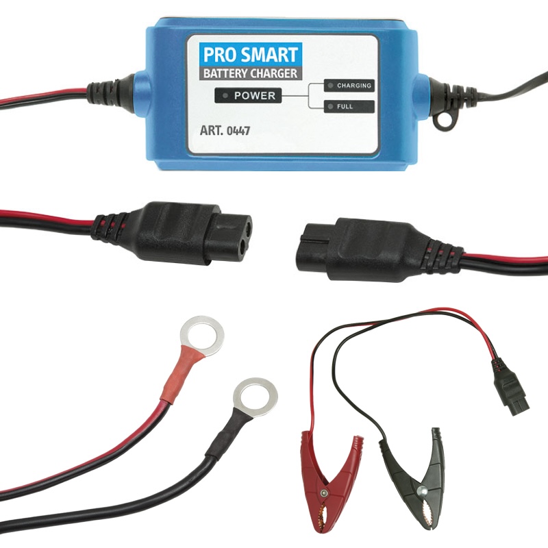 Bộ sạc bình ắc qui xe hơi FERVI 0447, thông minh, kỹ thuật số