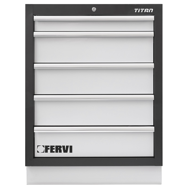 Module tủ đồ nghề 5 ngăn FERVI A007/05, size 680x458x910 mm