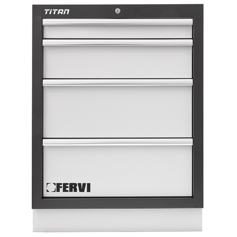 Module tủ dụng cụ 4 ngăn FERVI A007/04 kích thước lớn, lắp ghép