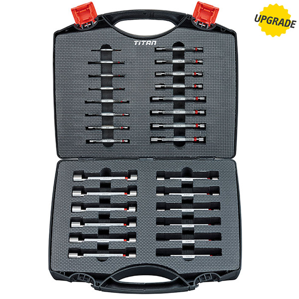 Bộ dưỡng đo lỗ H7 Go &amp; No Go FERVI C025-3x, thang đo 3-62mm