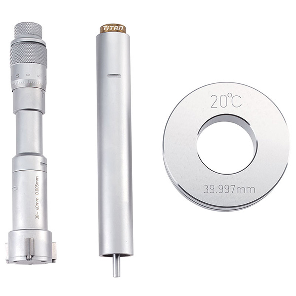 Panme cơ đo lỗ 3 điểm FERVI M019-, 6-100mm, độ chính xác 0.004mm