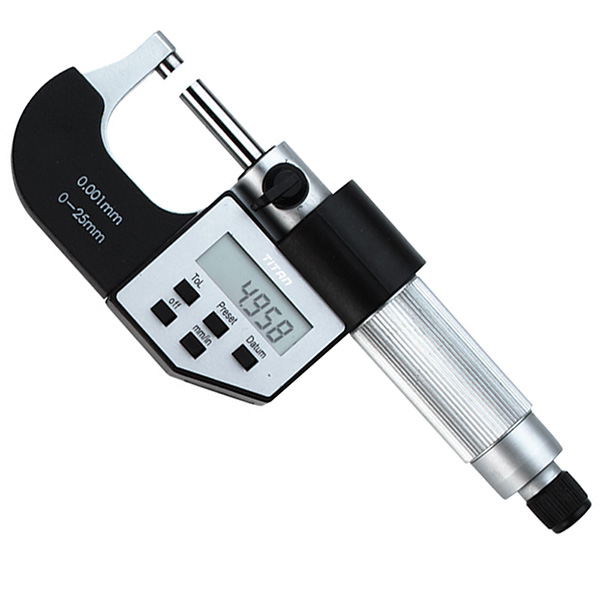 Panme điện tử FERVI M026, mặt tiếp xúc phủ carbide