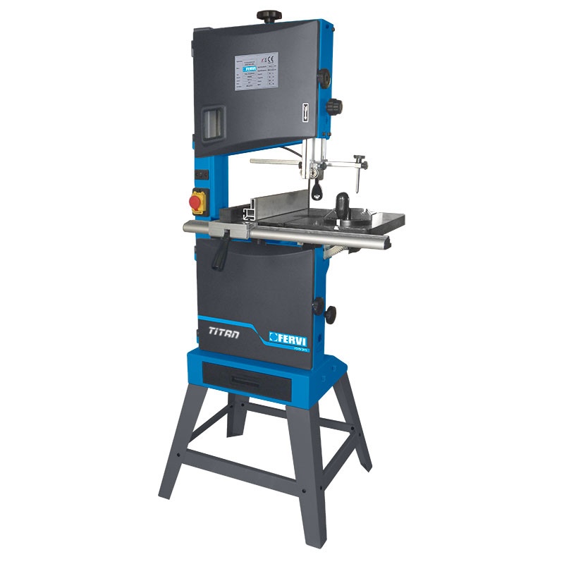 Máy cưa vanh đứng FERVI 0509/305, gia công gỗ, làm mộc.