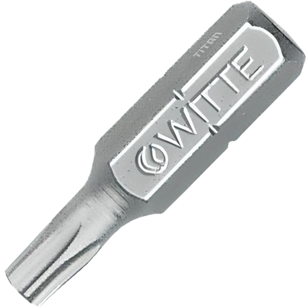 Mũi vít sao 5 cánh có lỗ WITTE 2687 chuôi 1/4 inch dài 25mm