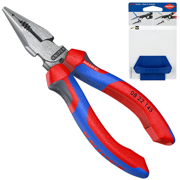 Kìm đa năng mỏ nhọn Knipex 08 gồm 10 tùy chọn kiểu cán và size