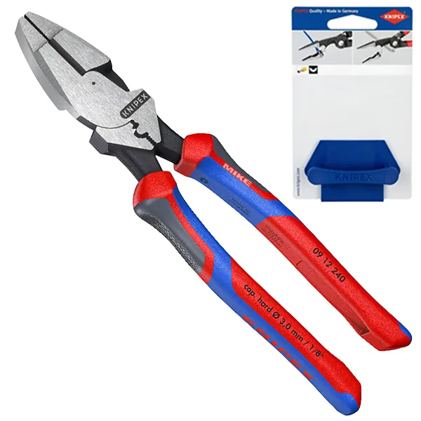 Kìm điện đa năng kiểu Mỹ, lưỡi cắt 62 HRC, có đầu ép cos (kèm vỉ treo)