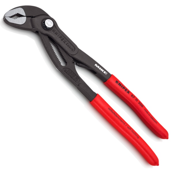 Kìm mỏ quạ tự động Knipex 87 11 250 Cobra matic, chỉnh 25 nấc