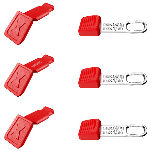 Bộ clip gắn dây chống rơi và mã màu Knipex 00 63 06 TCR