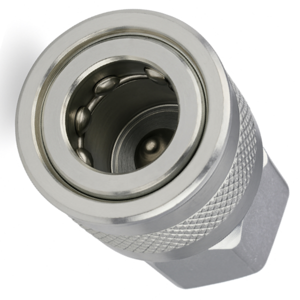 Khớp nối nhanh không gỉ dầu CP382 đầu cái, áp suất 700 bar